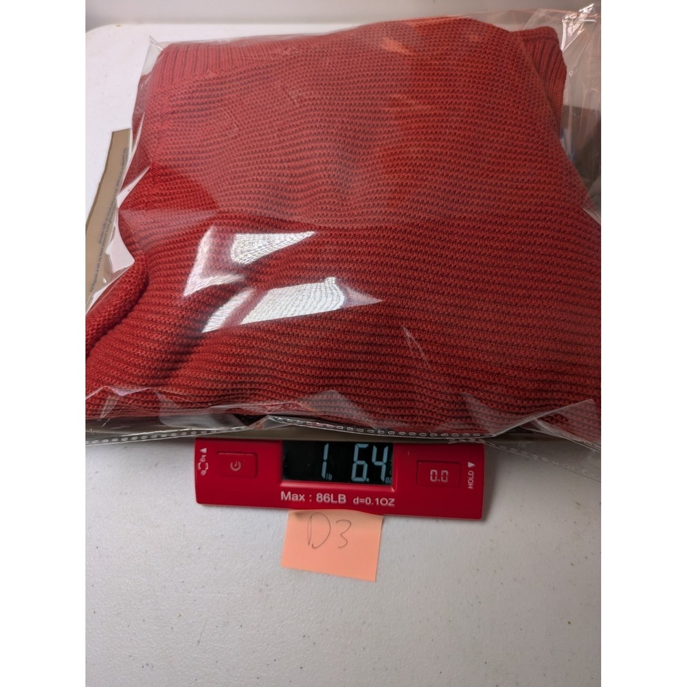 Talbots Women's Knit Turtleneck Top Large Sweater Red/Orange Cotton Blend Cozy - Picture 13 of 13